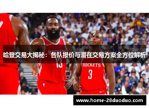 哈登交易大揭秘：各队报价与潜在交易方案全方位解析